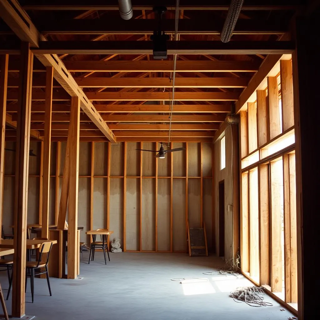 Dining room framing