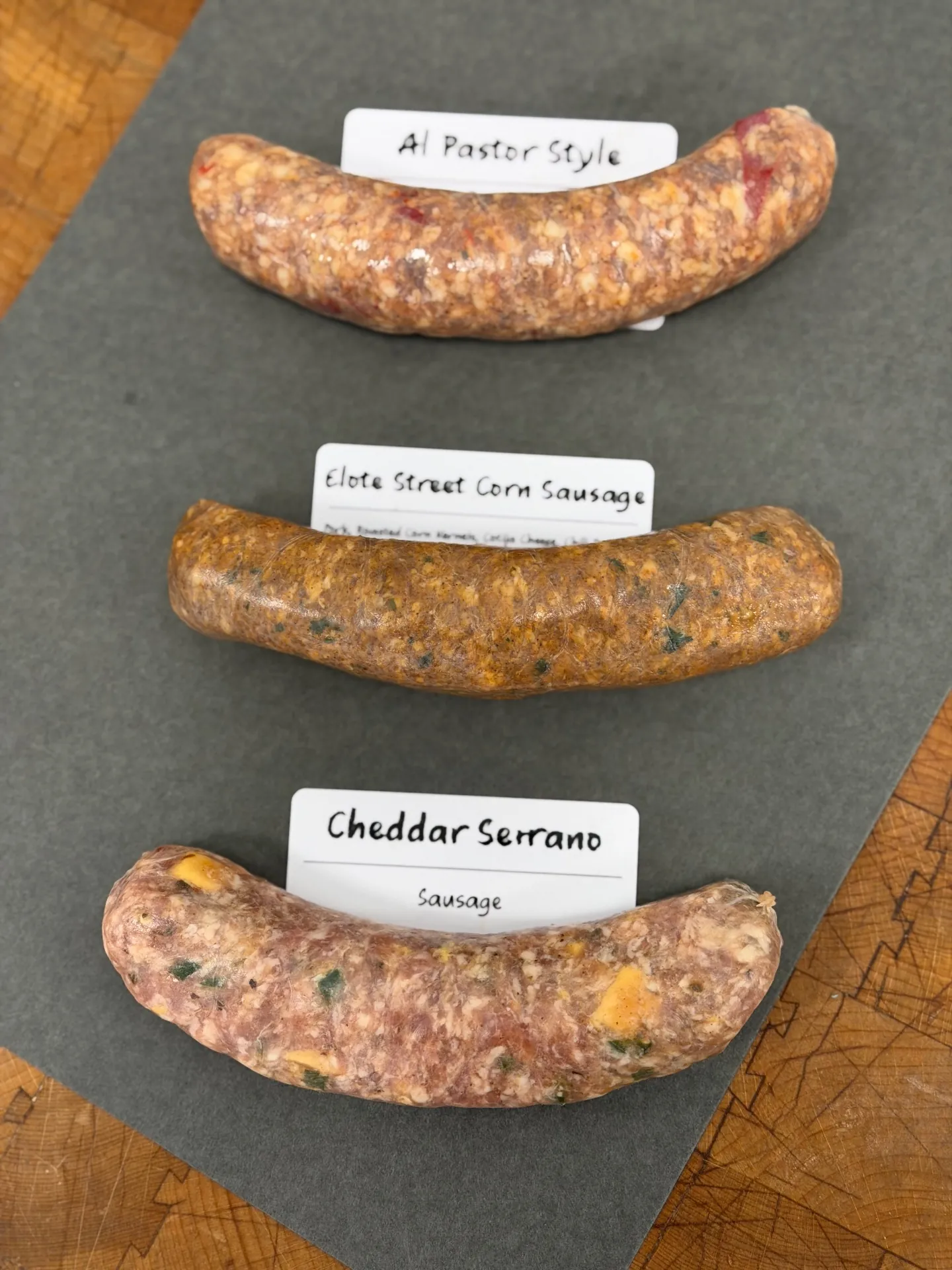 House sausage lineup